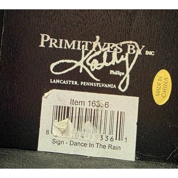 Life Isnt About Waiting For The Storm To Pass Wood Box Sign By Primitives By Kat - Picture 6 of 6